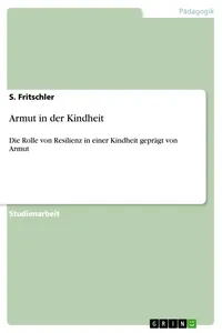 Armut in der Kindheit_cover