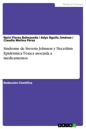 Síndrome de Stevens Johnson y Necrólisis Epidérmica Tóxica asociada a medicamentos