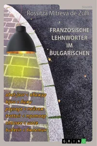 Französische Lehnwörter im Bulgarischen_cover