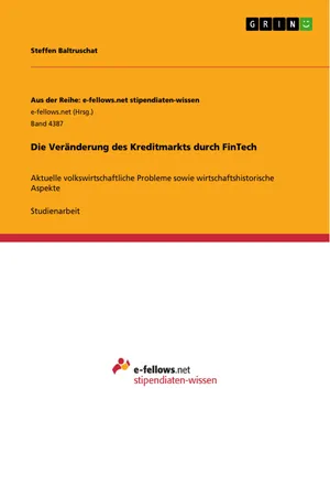 Die Veränderung des Kreditmarkts durch FinTech