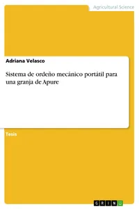 Sistema de ordeño mecánico portátil para una granja de Apure_cover