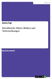 Eiweißreiche Diäten. Risiken und Nebenwirkungen_cover