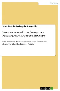 Investissements directs étrangers en République Démocratique du Congo_cover
