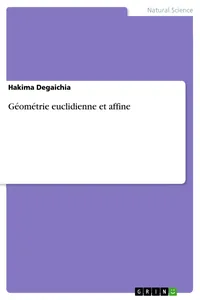 Géométrie euclidienne et affine
