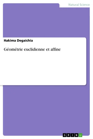 Géométrie euclidienne et affine