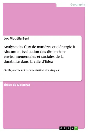 Analyse des flux de matières et d'énergie à Alucam et évaluation des dimensions environnementales et sociales de la durabilité dans la ville d'Edéa