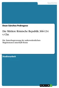 Die Mittlere Römische Republik 366-134 v. Chr._cover