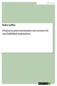 Propuesta para sistematizar ejecuciones de una habilidad matemática_cover