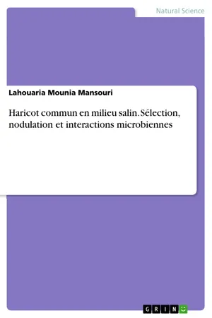 Haricot commun en milieu salin. Sélection, nodulation et interactions microbiennes