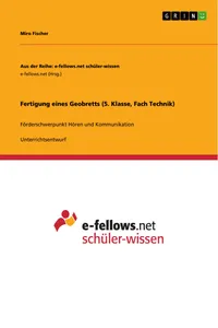 Fertigung eines Geobretts_cover