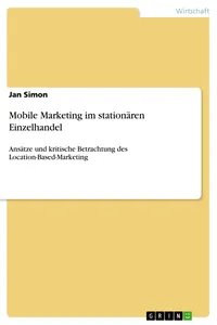 Mobile Marketing im stationären Einzelhandel_cover