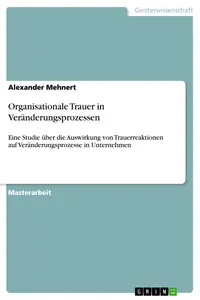 Organisationale Trauer in Veränderungsprozessen_cover