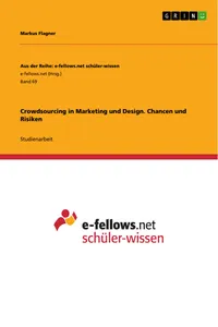Crowdsourcing in Marketing und Design. Chancen und Risiken_cover
