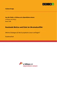 Russlands Motive und Ziele im Ukrainekonflikt_cover