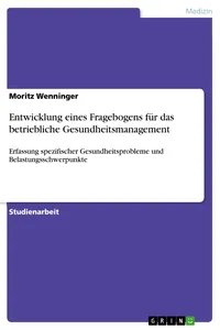 Entwicklung eines Fragebogens für das betriebliche Gesundheitsmanagement_cover