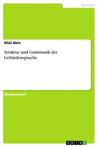 Struktur und Grammatik der Gebärdensprache_cover