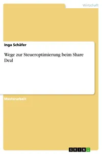 Wege zur Steueroptimierung beim Share Deal_cover