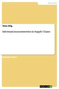 Informationsasymmetrien in Supply Chains_cover