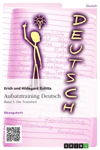 Aufsatztraining Deutsch - Band 5: Die Textarbeit_cover
