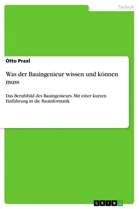 Was der Bauingenieur wissen und können muss_cover