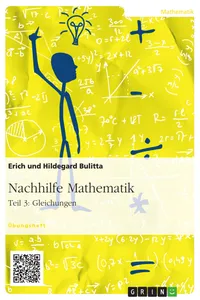 Nachhilfe Mathematik - Teil 3: Gleichungen_cover