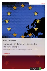 Europarat – 65 Jahre im Dienste des Projektes Europa_cover