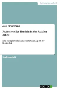 Professionelles Handeln in der Sozialen Arbeit_cover