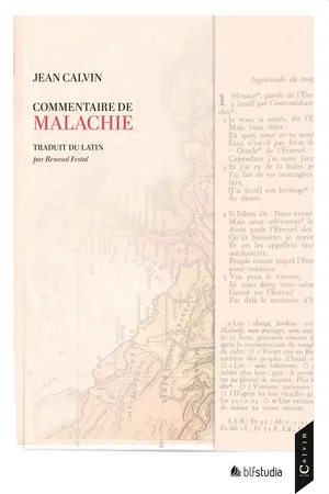 Commentaire de Malachie