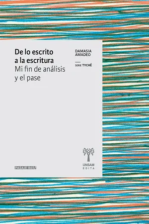 De lo escrito a la escritura