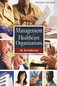 Management of Healthcare Organizations: An Introduction_cover