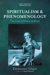 Spiritualism and Phenomenology_cover