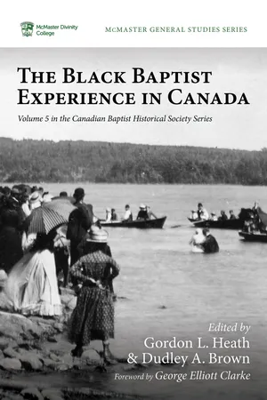 The Black Baptist Experience in Canada