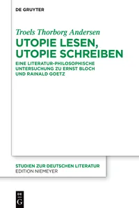 Utopie lesen, Utopie schreiben_cover
