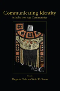 Communicating Identity in Italic Iron Age Communities_cover