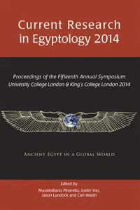 Current Research in Egyptology 2014_cover