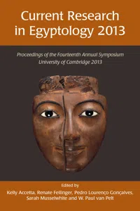 Current Research in Egyptology 14_cover