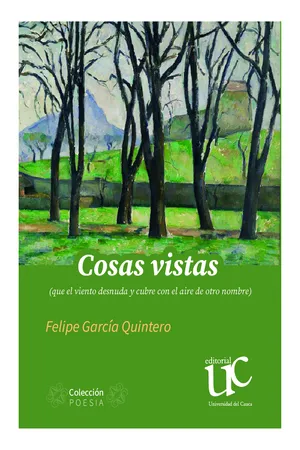 Cosas vistas (que el viento desnuda y cubre con el aire de otro nombre)