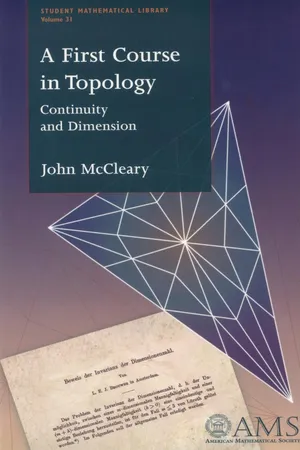 A First Course in Topology