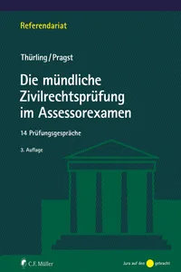 Die mündliche Zivilrechtsprüfung im Assessorexamen_cover