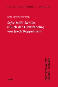 Sefer Misle Su'olim von Jakob Koppelmann_cover