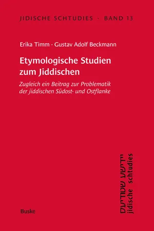 Etymologische Studien zum Jiddischen