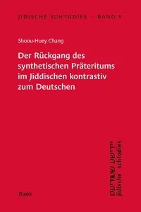 Der Rückgang des synthetischen Präteritums im Jiddischen kontrastiv zum Deutschen_cover