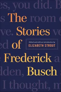 The Stories of Frederick Busch_cover