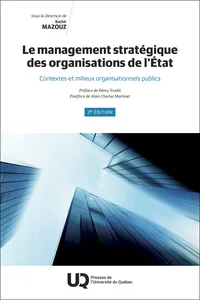 Le management stratégique des organisations de l'État, 2e édition_cover