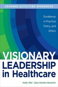 Learner Activities Workbook for Visionary Leadership in Healthcare_cover