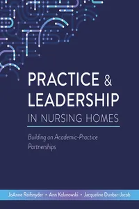 Practice & Leadership in Nursing Homes_cover