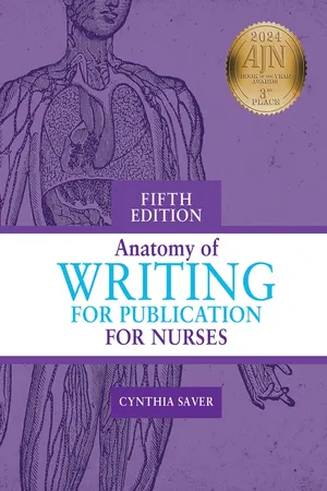 Anatomy of Writing for Publication for Nurses, Fifth Edition