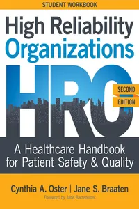 Student Workbook: High Reliability Organizations, Second Edition_cover