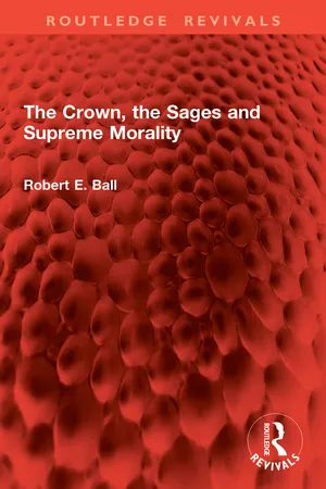 The Crown, the Sages and Supreme Morality