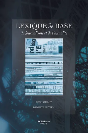 Lexique de base du journalisme et de l'actualité - Digital Download